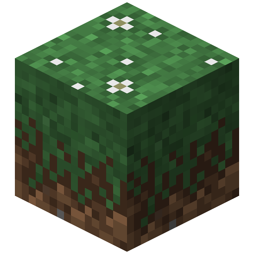 Flowering Grass Block