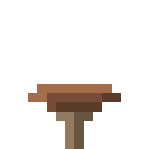 Flat Mushroom