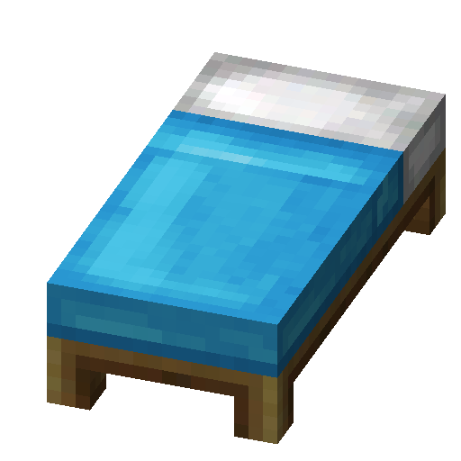 Light Blue Bed